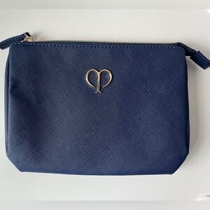 Cle De Peau Makeup Cosmetic Bag in navy